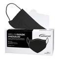 Produktbild: Wellsamed GmbH wellsamed wellsamask medizinischer Mundschutz Typ IIR einfarbig EN14683, schwarz