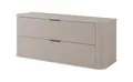 Produktbild: 3E 3xE living.com Badezimmerschrank Kaschmir + schwarzer Griff, 41,5 x 120 x 51,7 cm
