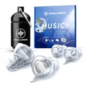 Produktbild: SCHALLWERK ® Music+ | Unauffällige Gehörschutz Ohrstöpsel – dämpfen Lärm & erhalten Tonqualität – Ohrenstöpsel transparent - Earplugs geeignet für Musik, Festival, Arbeit & Lernen