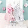 Produktbild: Bayer Design Kleider für Puppen 38-42cm grau rosa
