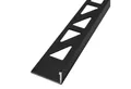 Produktbild: Dalsys Profil Fliesenschiene Winkelprofil Aluminium (eloxiert) Schwarz 2m x 10mm), Fliesenprofil