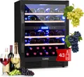 Produktbild: Klarstein Einbau-Weinkühlschrank, 2 Zonen Getränkekühlschrank Klein, Kleiner Weinschrank 129L, Wein-Kühlschrank Klein mit Glastür, Indoor/Outdoor Flaschenkühlschrank, Wine Fridge für 43 Flaschen