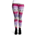 Produktbild: cosey - Bunte Bedruckte Motiv-Leggings (Einheitsgröße) - Design Aztec Multicolor