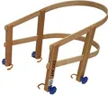 Produktbild: COLINT Schlittenlehne SLT 10015 Holz Rodel Schlitten Davos Hörner Kinder
