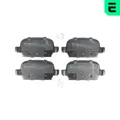 Produktbild: OPTIMAL Bremsbeläge Bremsbelegsatz hinten für Opel Tigra Twintop Corsa C