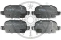 Produktbild: OPTIMAL BP-12094 Bremsklötze, Bremsbeläge hinten für VAUXHALL CORSA Mk II (C) (X