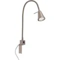 Produktbild: Briloner LED Bettleuchte Tuso Schwenkbar Warmweiß 40,3 x 21,7 cm Matt-Nickel