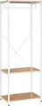 Produktbild: Woltu Kleiderständer, (1 St), mit Schuhregal Garderobe Ständer, Metall und Holz