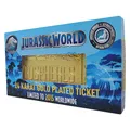 Produktbild: FANATTIK Jurassic World - Gyrosphere - Ticket Plaqué Or Collector 24k