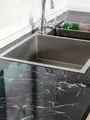Produktbild: HomeBella Küchentapete Abwaschbare Tapete selbstklebend Feuchtigkeitsresistent DIY Wanddesign