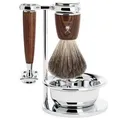 Produktbild: Mühle Rytmo Set Safety Razor + Shaving Brush + Bowl Ash Steamed P