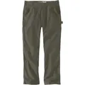 Produktbild: Carhartt Rugged Flex Relaxed Duck Dungaree, Textilhose - Oliv (316) - W36/L34