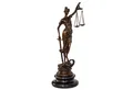 Produktbild: Aubaho Dekoobjekt Bronzeskulptur Justitia Justizia Bronzefigur Bronze Figur Skulptur Ant