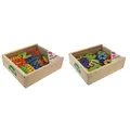 Produktbild: Lena 65823 - Holz Magnet Buchstaben, 37 St�ck