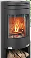 Produktbild: ADURO Kaminofen 1.4 Schwarz H114xB50xT45 cm (6,0 kW)