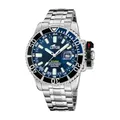 Produktbild: Lotus Herren Analog Uhr Edelstahl 316L Silber - Quarz - Kalender - Saphirglas - 30 ATM Wasserdicht 18938/3 Diver
