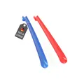 Produktbild: Lantelme Schuhanzieher 50cm 3 Stück mit Farbauswahl Kunststoff Schuhlöffel Xl Lang und stabil (Blau Weiß Rot)