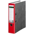 Produktbild: LEITZ 1080 Ordner Karton 8,0 cm DIN A4 - rot marmoriert