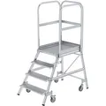 Produktbild: Alu-Podestleiter 4 Alu-Stufen Podesthöhe 0,96 m Arbeitshöhe bis 3,00 m, 050104