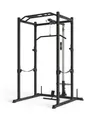 Produktbild: ATLETICA R5-Vega Power Rack | Power Cage mit Latzug | Multi-Grip Klimmzugstange, Safety Straps, J-Hooks & Weight-Pins | 195 cm Höhe