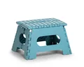 Produktbild: ZELLER Klapphocker 13032 aus Kunststoff, eisblau / Tritt / Klappstiege