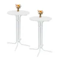 Produktbild: Stehtisch Gastrotisch Partytisch klappbar Ø 70 cm Höhe 110 cm Stahl 2 Stück