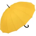 Produktbild: iX-brella long - hochwertiger Stockschirm 16-teilig mit Automatik sturmfest - gelb