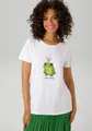 Produktbild: Aniston CASUAL T-Shirt mit Frosch und glitzernder Krone bedruckt