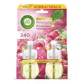 Produktbild: Air Wick Duftstecker Nachfüller Duo – Duft: Kirschblüte und Himbeere – Fruchtig-floraler Raumduft für die Steckdose – 2x 19ml Duftölflakon-Nachfüller