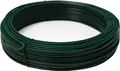 Produktbild: 70m Spanndraht 3,8mm Bindedraht Grün Ummantelt - Maschendraht Zaun Metall Draht