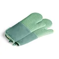 Produktbild: SPRINGLANE Ofenhandschuhe-Set 2-TLG. Mint, Silikon & Baumwolle, hitzebeständig