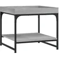 Produktbild: vidaXL Couchtisch Grau Sonoma 49,5x49,5x45 cm Holzwerkstoff