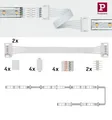 Produktbild: PAULMANN MaxLED Universal Verbinder Pack 16teilig 5pin für alle Max LED Stripes