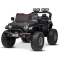 Produktbild: Elektrisches Kinderauto Beneo Motors OFFRIDE 4x4 Zweisitzer 24V, schwarz, MP3-Player mit USB/AUX-Eingang, 4x4 Antrieb, Lithium-Akku, große EVA-Rä... - Schwarz