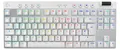 Produktbild: Logitech G PRO X TKL, Kabellos, RF Wireless + Bluetooth, Mechanischer Switch, QWERTZ, RGB-LED, Weiß