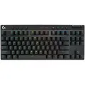 Produktbild: LOGITECH G PRO X TKL Lightspeed, weiß, GX-BROWN, USB/Bluetooth, DE