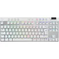 Produktbild: Logitech G Pro X TKL Lightspeed LIGHTSYNC RGB Gaming Tastatur Weiß Bluetooth