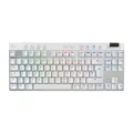 Produktbild: Logitech G PRO X TKL LIGHTSPEED kabellose Gaming-Tastatur (Weiß)