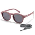 Produktbild: Maesy Kinder Sonnenbrille für Kleinkind und Baby - 1-3 Jahre - UV400 Polarisierter Schutz - Flexibler und Biegsamer Rahmen - Verstellbares Gummiband - Sichere und Bequeme Kindersonnenbrille - Bowi