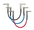 Produktbild: keepdrum keepdrum GC028 Patchkabel Klinke 30cm 3 Farben 3 Stück Audio-Kabel, (30 cm), Patchkabel 3 Farben 30 cm