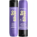 Produktbild: Matrix So Silver Bundle Purple Shampoo 300 ml & Pigmented Conditi