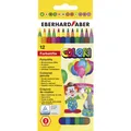 Produktbild: Magni Eberhard Faber 514814 - Colori Buntstifte in 12 Farben mit buntem Schaft, hexagonale Form, im Karton (12 x) (514814)