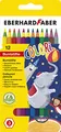 Produktbild: Eberhard Faber 514814 - Colori Buntstifte in 12 Farben mit buntem Schaft, hexagonale Form, im Kartonetui, zum Malen, Illustrieren und Zeichnen