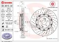 Produktbild: 2x BREMBO Bremsscheibe 09.9313.33 für MERCEDES-BENZ