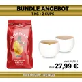 Produktbild: Bundle Gorilla Superbar Crema 1kg + 2x Nespresso Espresso Cups Weiß Porzellan