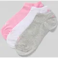 Produktbild: PUMA Sneakersocken mit Logo im 3er-Pack in Pink, Größe 39/42