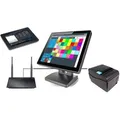 Produktbild: Mehrplatz Kassensystem für Restaurant mit Bestellterminal, Bondrucker, Hauptkasse/Netzwerk-Kasse