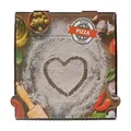 Produktbild: 100 Pizzakarton Pizzaboxen Pizzaschachtel Faltschachtel 28x28x4cm Francia
