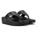 Produktbild: FitFlop Lulu Damen Sandalen Aus Schwarzem Leder