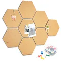 Produktbild: Corkboard 8 Stück Selbstklebend Wavy Edges 40 Pins